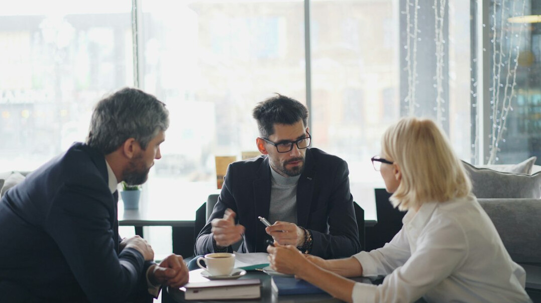 insurance team discussing future